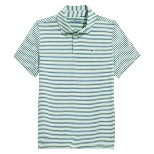Image of Vineyard Vines Kids Bradley Stripe Sankaty Polo (Toddler /Little Kids /Big Kids)