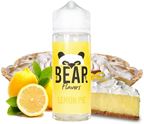 DAINTYS PREMIUM BEAR Flavors - Lemon Pie - 100ml, 100ML, Sin Nicotina: 0mg, 70VG/30PG, E-Liquido para Cigarrillos Electronicos, Vaper, e Cigarette, e Shisha Cover