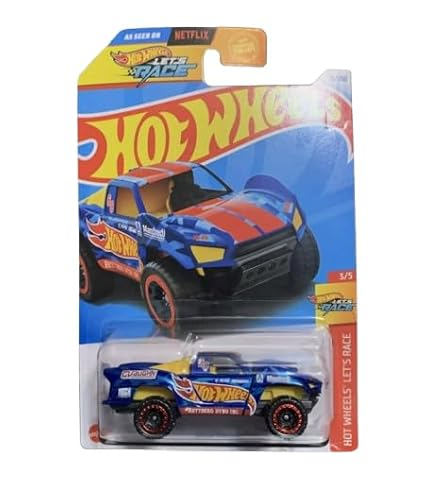 Hot Wheels Baja Truck Blue Let's Race 3/5