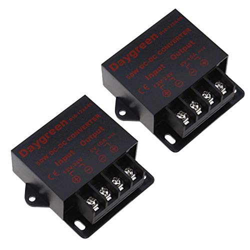 Régulateur de tension Buck 12V 24V à 5V 10A pour affichage LED