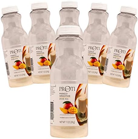 Proti-Thin High Protein Mango Proti Max Shaker, 20g Protein, Low Carb, Fat Free, Sugar Free, No Gluten Ingredients, Aspartame Free, KETO Friendly, Ideal Protein Compatible, 6 Bottles