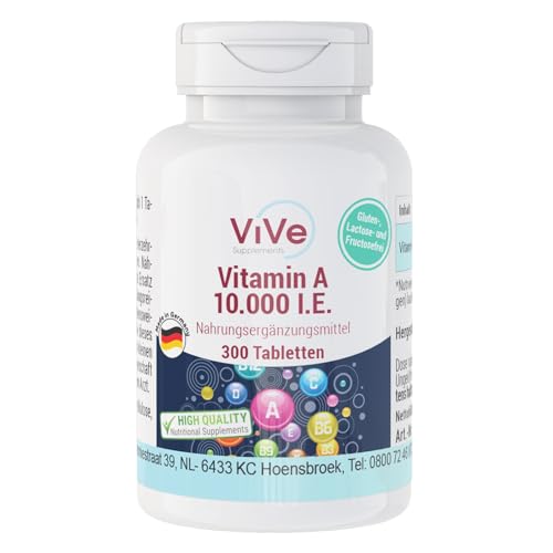 ViVe Supplements Vitamin A 10.000 I.E. Tabletten