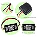 SSNNUU 4PCS 6V-30V GS-100A LED Brake Light Flasher with Pre-Wired,Universal Pulsing Strobe Flashing Module Controller for Most Motorcycles Cars Trucks SUVs Brake Light Tail Stop Light (4PCS)