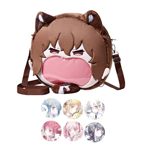 HOKMAH Kawaii Backpack with Pins Display