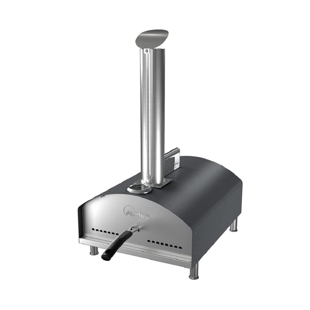 ARDES ARPIZ02 Forno Pizza DANTE Acciaio Inox con Pala Spatola e Pietra Refrattaria