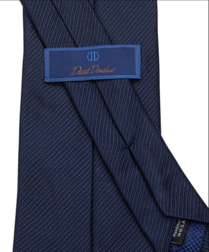 Image of David Donahue Men's 100% Italian Silk Neck Tie, Handmade in USA