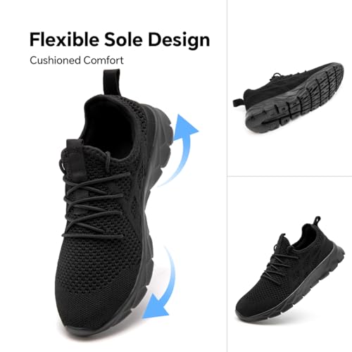 Mens Slip On Walking Shoes Non Slip Running Shoes Lightweight Breathable Tennis Sneakers Fashion Casual Gym Trainers4
