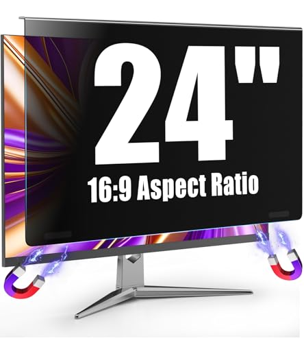 Image of 32 inch & 24 inch Hanging Magnetic Computer Privacy Shield