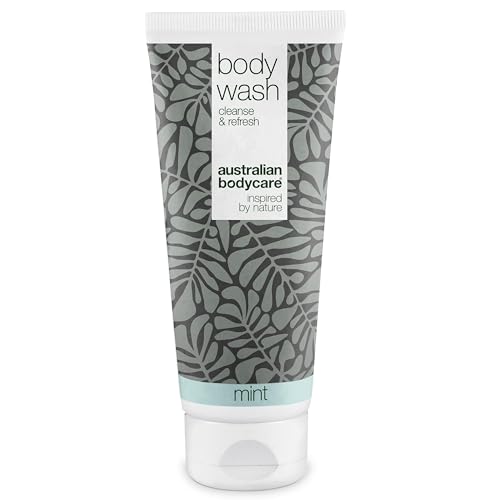 Teebaumöl & Mint Duschgel 200 ml by Australian Bodycare - Für unreine, trockene Haut, Pickeln, Juckreiz, Körpergeruch, Keratosis Pilaris - Auch geeignet bei Pilzinfektionen, Fußpilz