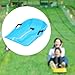 RNXRZANK Snow Sled for Child Sand Sliding Board Toboggan Downhill Sledding, Blue