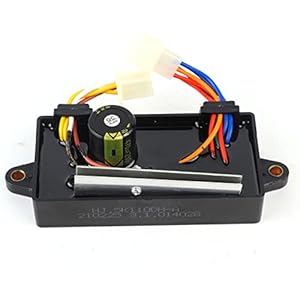 ZDETGU Generator Voltage Regulator Stable Power Output for 5 6.5KW Gasoline & Generators Voltage Stabilizer for Welding & Electric Equipment Reliable Power Supply Solution
