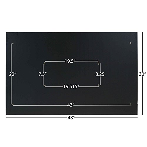 Titan Universal Desk Top - 30" X 48" Black #TOP1