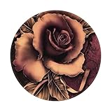 ► Personalisiertes Mauspad: Mit den Maßen 20,3 x 0,3 cm ist dieses Gothic-Rosen-Mauspad klein, aber perfekt für Ihre Arbeits- und Gaming-Bedürfnisse. Die zarte Illustration und das spezielle runde Design verleihen Ihrem Büro Charakter. Es ist eine perfekte Wahl für Zuhause, Computer, Tastatur oder Maus. Auch ein tolles Geschenk für Mädchen, Kollegen, Mütter, Geburtstage, Schulanfang, Valentinstag, Ostern, Muttertag, Arbeitstag, Halloween, Erntedankfest und Weihnachten.