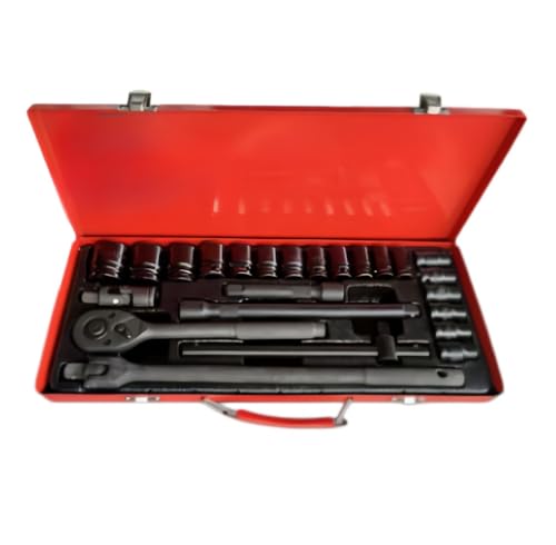 Diexgiy 1/2" �����p �\�P�b�g�����`�Z�b�g 24 �_�g �N���������u�f���|�� ���M�����[/�f�B�[�v�\�P�b�g �Ε� 8-32mm ���`�F�b�g�n���h���t�� �����Ԑ����EDIY �p �H��Z�b�g (F�o�[�Z�b�g�i�����_�������j�i24�s�[�X�j)