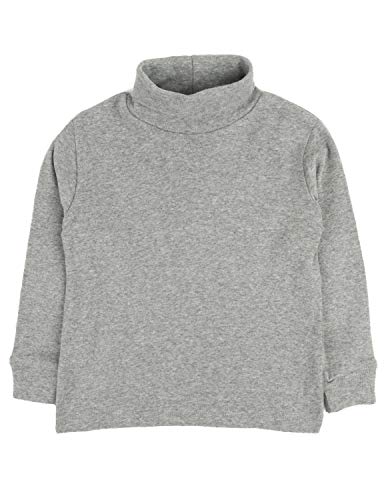 Image of Leveret Girls Boys & Toddler Solid Turtleneck 100% Cotton Kids Shirt (2 Toddler-14 Years) Variety of Colors