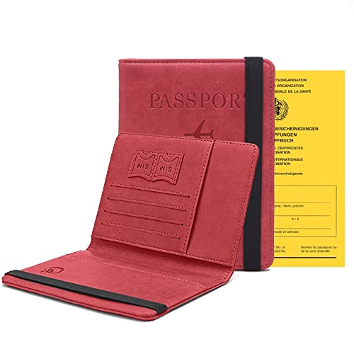 Porte-documents Passeport En Cuir Avec RFID Et Pochette AirTag – Idéal Pour Voyage En Famille