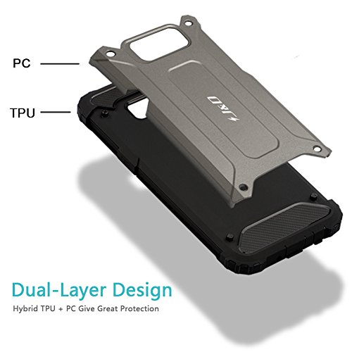 J&D Custodia Galaxy S8, [Protezione Robusta]