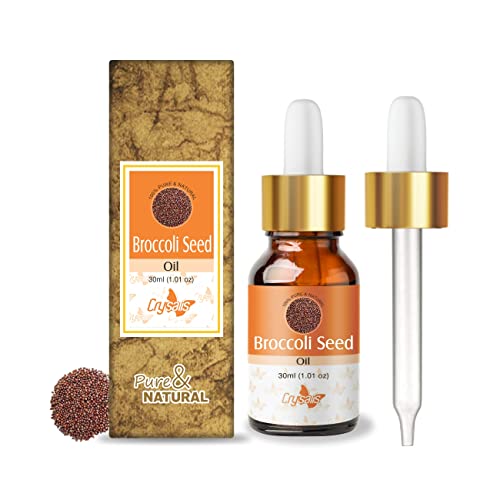 Image of Crysalis Broccoli Seed Oil Cosmetic Grade - 30 ml - Lightweight Oil for Hair Care, Skin Formulations, Serums & DIY Blends
