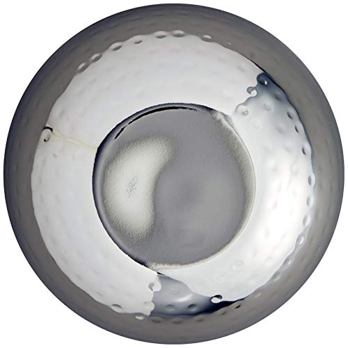 Elegance Hammered 6-Inch Stainless Steel Bowl, 6" X 6" X 3",24 Ounces,Silver #TOP1