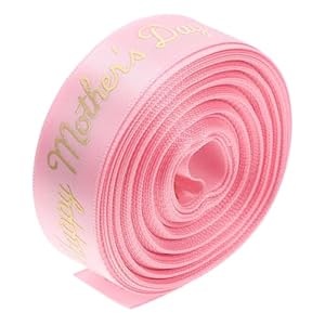 EXHUMKY 1 Rolle Muttertagsband Rosa Gold