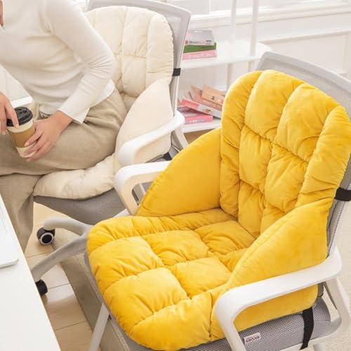 Cojín para Silla de Oficina Inteligente, Antideslizante, para aliviar el Dolor de Espalda, con Lazos para Mayor Comodidad, Soporte ergonómico para la