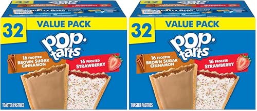 Image of Pop-Tarts Toaster Pastries,Breakfast Foods,Kids Snacks,54.1oz Box,32 Count (Pack of 2)