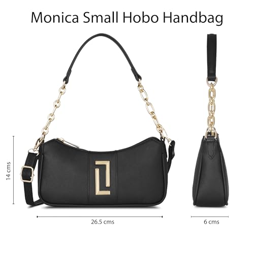 Image of Lavie Luxe Women's Monica Small Colourblock Hobo Handbag for Women | Hobo Handbag for Women For Work | Ladies purse | Stylish Shoulder Bag | Ladies Gift