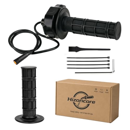 Image of Full Twist Throttle for Super73, Ebike Throttle 3Pin Grip Kit, 12V-72V Plug and Play for Bafang Mid Drive Kit, 7 /8 inch 22mm Handlebar Electric Bike