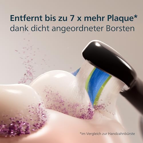 Philips Sonicare W2 Optimal White, Original Ersatzbürstenköpfe, Schwarz, 4er-Pack, HX6064/88 – Bild 5