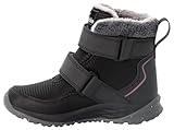 Winterstiefel Jack Wolfskin Unisex Kinder Polar Wolf Texapore Mid Vc K, Phantom / Pink, 35 EU