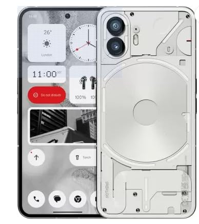 Image of Nothing Phone (2) (White, 128 GB) (8 GB RAM)