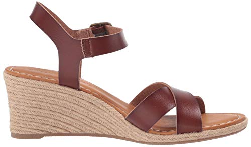Image of Amazon Essentials Women's Espadrille Wedge Sandal with Adjustable Buckle, Elastic Strap