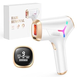 Haarlosy IPL-apparaten ontharingslaser – pijnloos ontharingsapparaat effectief in 3 weken met 0,12s Flash thuis, 9 energieniveaus en huidbescherming voor vrouwen, mannen, gezicht, bikini, lichaam