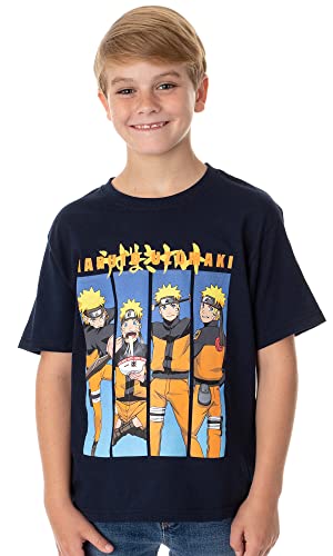 Naruto Boy's Short Sleeve Performance Tee & Lounge Shorts Combo Set