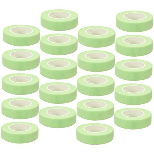 MUSISALY 20 Rolls Lash Extension Tape 9 Meter/roll Soft Non-woven Lash Glue Tape for Easy Application