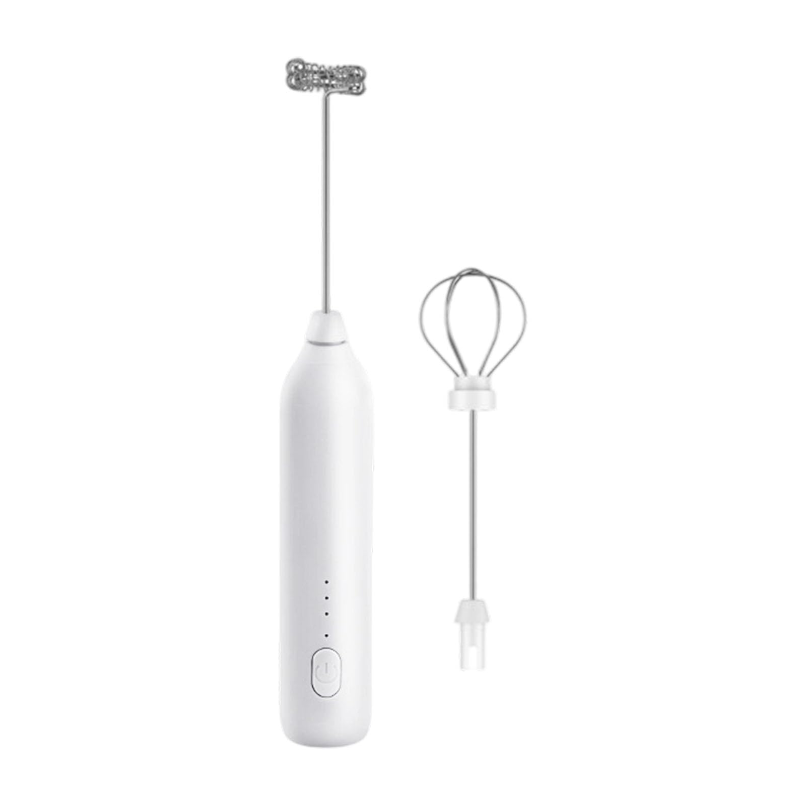 Tsophreniq Portable Rechargeable Electric Milk Frother Foam Maker Stainless Steel Handheld Foamer Drink Mixer Coffee Frothing Wan Stainless Steel Whisk