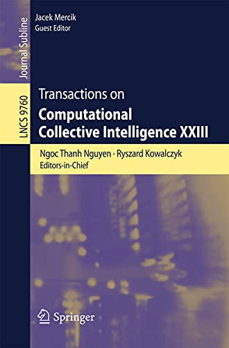 Buy Transactions on Computational Collective Intelligence XXIII — BookShops.in