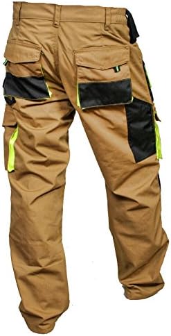 Juicy Trendz Work Trousers for Men - Men's Work Utility & Safety Pants for Construction and Outdoor Activities