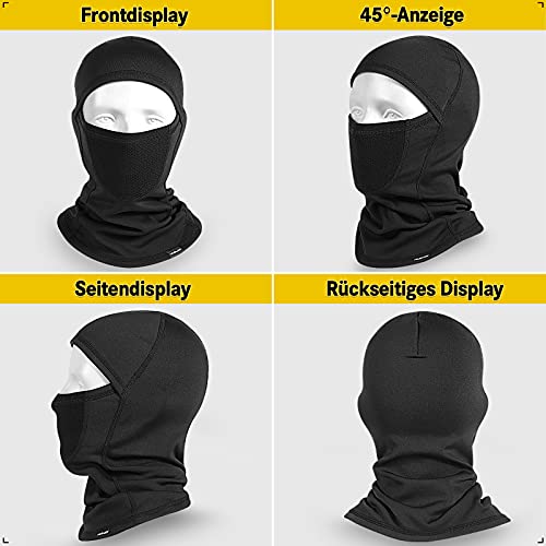 HASAGEI-Cagoule-respirante-Masque-de-ski-thermique-Balaclava-Pour-homme-et-femme-Noir-Taille-unique
