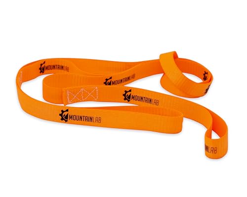 Mountain Lab Ski Pull Strap | Lightweight Packable Recovery Tool for Snowmobiles | 700 kg Capacity Ski