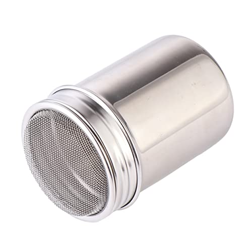 PRETYZOOM Seasoning Powder Bottle Mesh Spice Jar Portable Seasoning Pot Stainless Steel Storage Bottles Cover Compact Size for Kitchen
