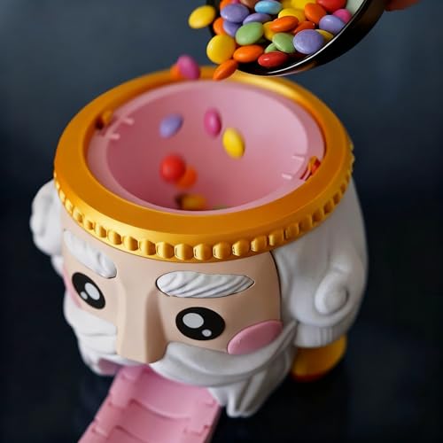 Tarro de caramelos transparente para evitar dulces secos en Navidad 7