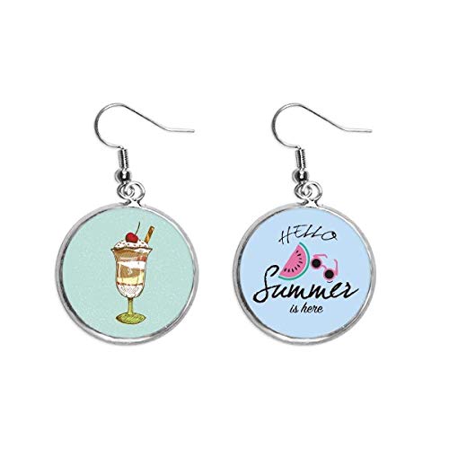 Pendientes de sandía veraniegos para lucir en la playa y terrazas