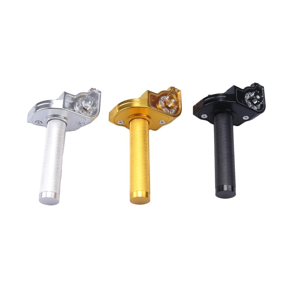Poignées D'accélérateur Universelles Antidérapantes pour Moto, 22mm, pour ATV, Vélo, Cyclomoteur, Accessoires De Motos