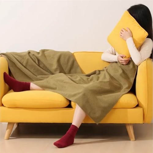 Couverture chauffante portable hiver voyage extérieur et châle USB - 2