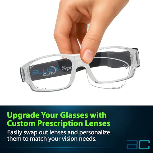 image for BLUE CUT Sports Protection Goggles, Safety Glasses for Basketball, Pic