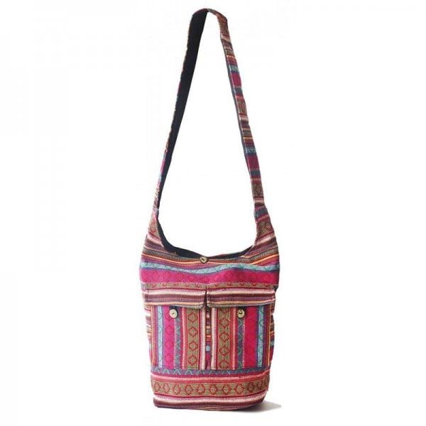 Image of SUVASANA Large Sling Shoulder Bag for Men Women Casual Comfortable Everyday Purse Travel Women's Cross-body Bags