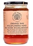 900g roher Bio-Wildblumenhonig, direkt vom Imker - Raw Farm