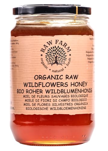 900g roher Bio-Wildblumenhonig, direkt vom Imker - Raw Farm