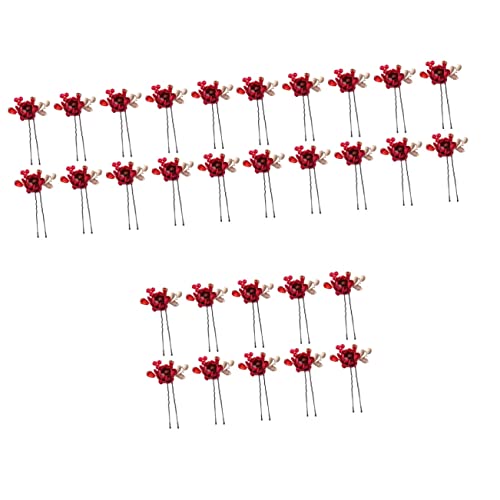 Barrette décorative pour mariage et épingles à cheveux fleurs romantiques en lot de 30